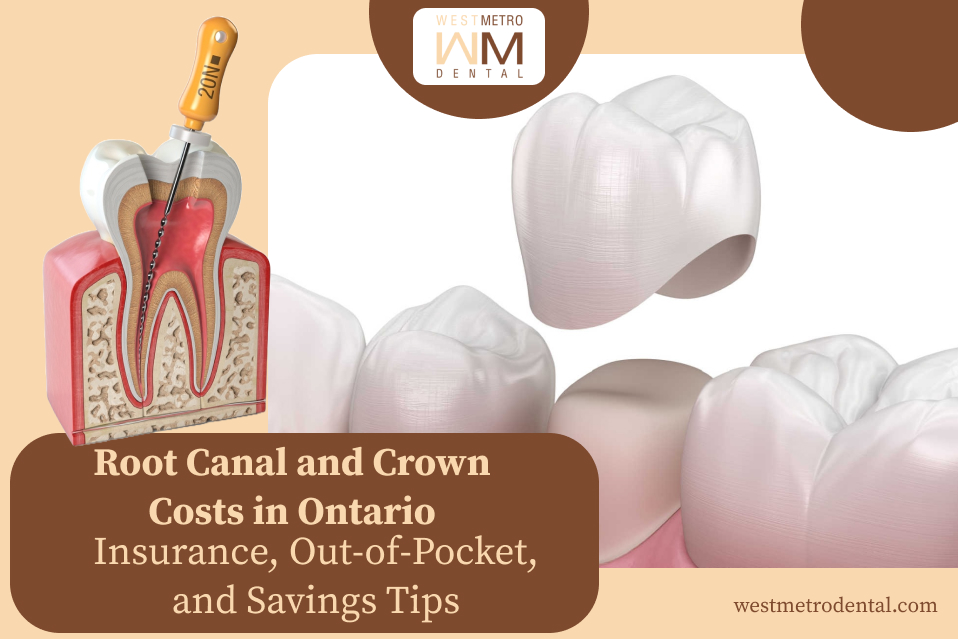 Root Canal and Crown Costs in Ontario: Insurance, Out-of-Pocket, and Savings Tips